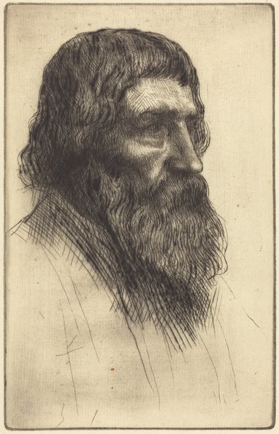 English Peasant by Alphonse Legros