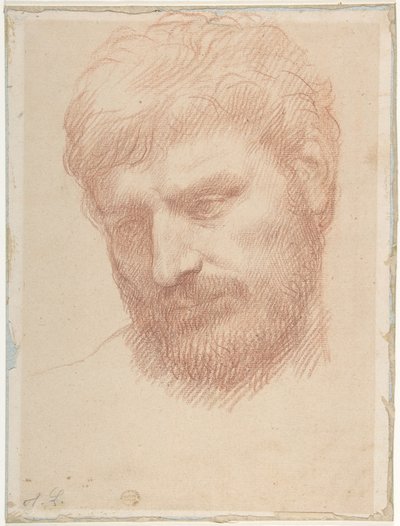 Head of a Man by Alphonse Legros
