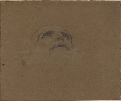 Head of an Old Man by Alphonse Legros