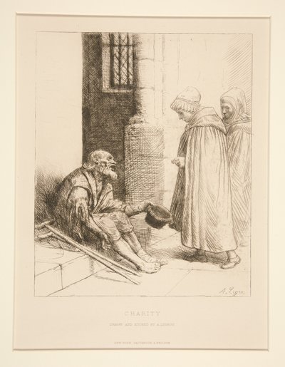 Charity by Alphonse Legros