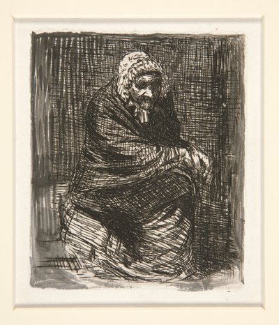 The Old Woman Assine by Alphonse Legros