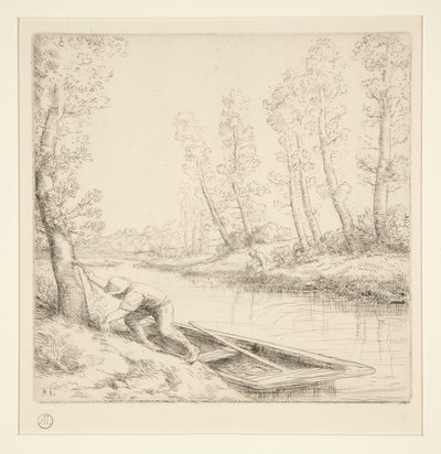 Morning on the River by Alphonse Legros
