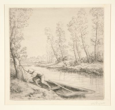 Morning on the River by Alphonse Legros