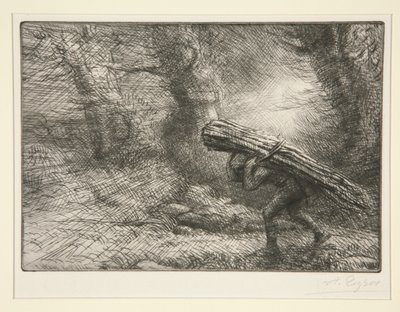 The Return to the Cottage by Alphonse Legros