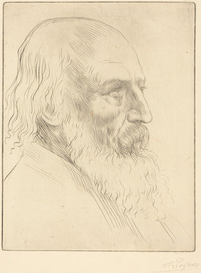 Lord A. Tennyson, 3rd Plate by Alphonse Legros