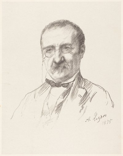 M. Champfleury by Alphonse Legros