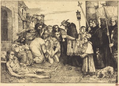 Plague Victims of Rome by Alphonse Legros