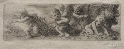 Plate for Top of Pin Box by Alphonse Legros