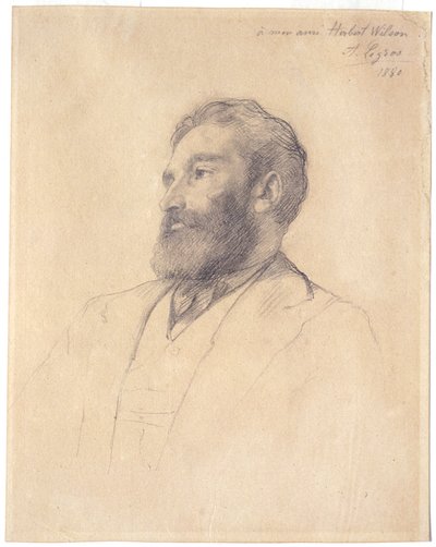 Portrait of Herbert Wilson by Alphonse Legros
