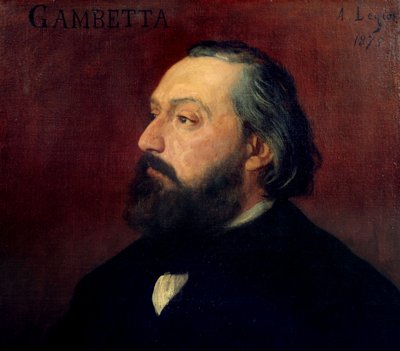 Portrait of Leon Gambetta by Alphonse Legros