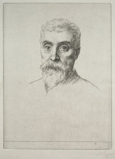Portrait of Sir Hiram S. Maxim by Alphonse Legros