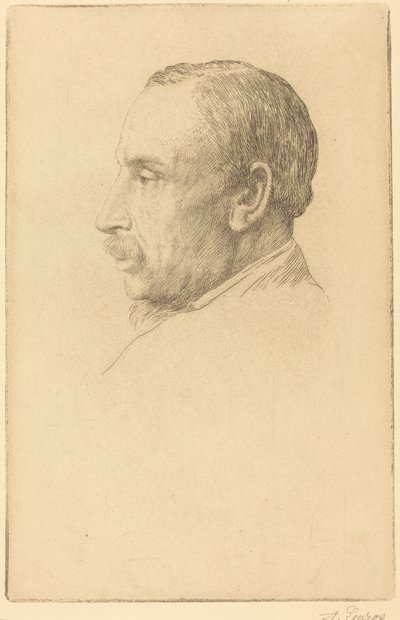 Professor W. Cawthorne Unwin by Alphonse Legros