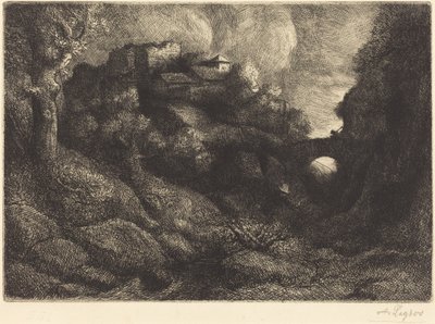 Remembrance of Italy by Alphonse Legros