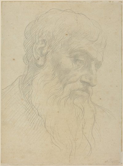 Study of a Head by Alphonse Legros