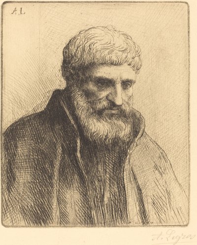Study of an Old Man by Alphonse Legros
