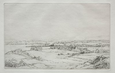 The Meadow near the Lake by Alphonse Legros