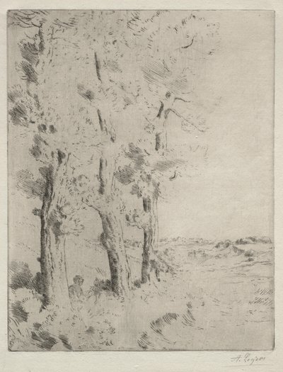 The Reader: The Lecture Under the Trees by Alphonse Legros