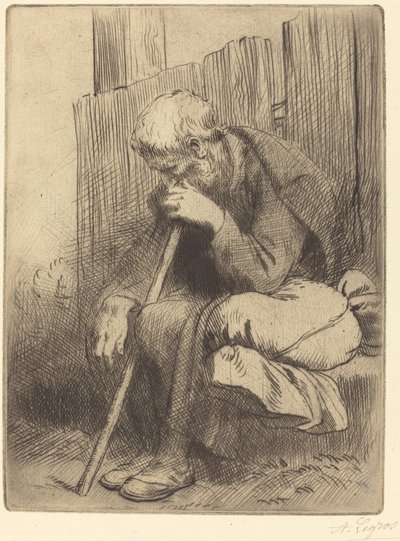 The Thinker by Alphonse Legros