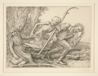 Triumph of Death: Death Leading by Alphonse Legros