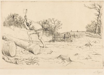 Woodcutter by Alphonse Legros