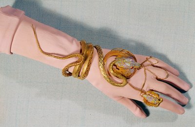 Bracelet and Ring of Comedian Henriette Rosine Bernard Called Sarah Bernhardt by Alphonse Mucha