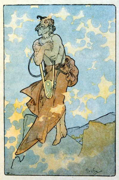 Illustration by Alphonse Mucha from 