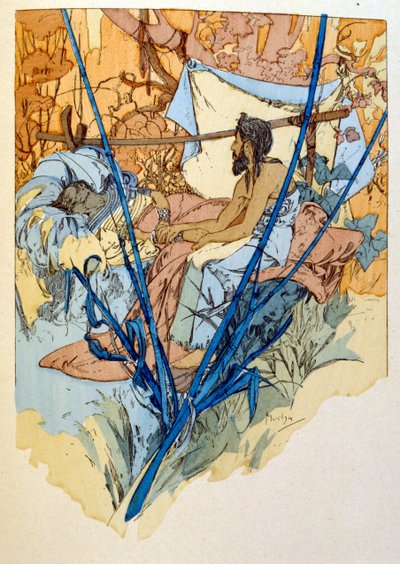 Illustration by Alphonse Mucha from 