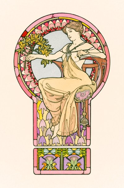 Untitled from Documents Décoratifs by Alphonse Marie Mucha