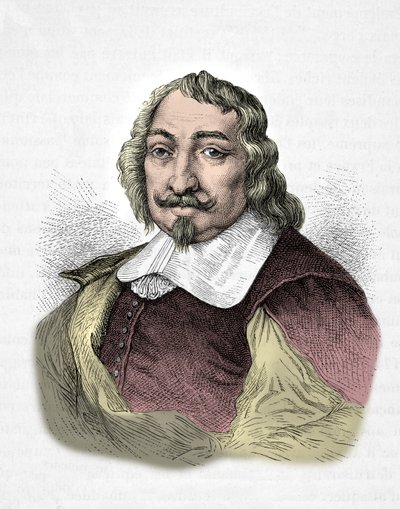Portrait of Samuel de Champlain by Alphonse Marie de Neuville