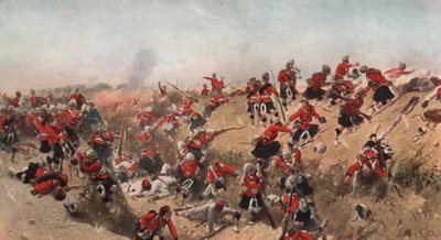 Storming of Tel el Kebir by the Black Watch, Egypt by Alphonse Marie de Neuville