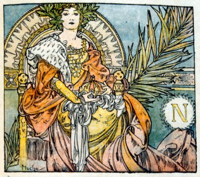 Illustration by Alphonse Mucha from 