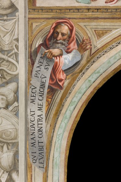 Bust with Prophet by Altobello Melone