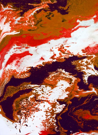 Abstract Lava Flow by Alyson Storms