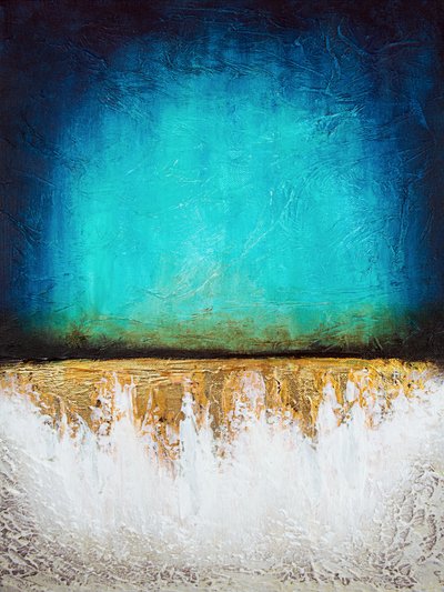 Abstract Ocean Horizon by Alyson Storms