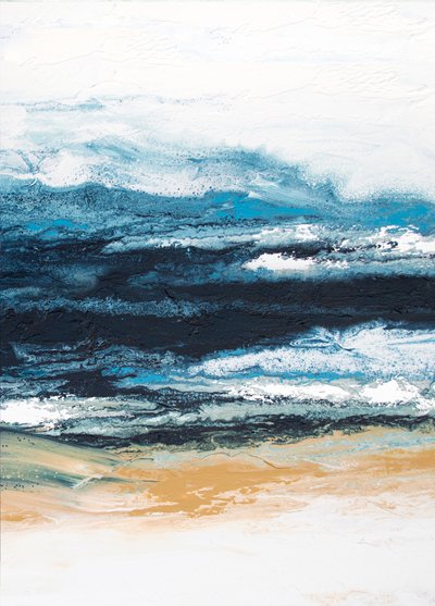 Abstract Ocean Layers by Alyson Storms