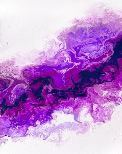 Deep Violet Flow by Alyson Storms