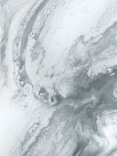 Elegant Grey Swirls by Alyson Storms