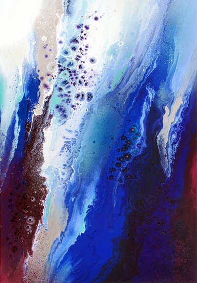 Oceanic Abstract Flow by Alyson Storms