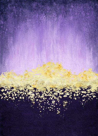 Shimmering Violet Gold by Alyson Storms