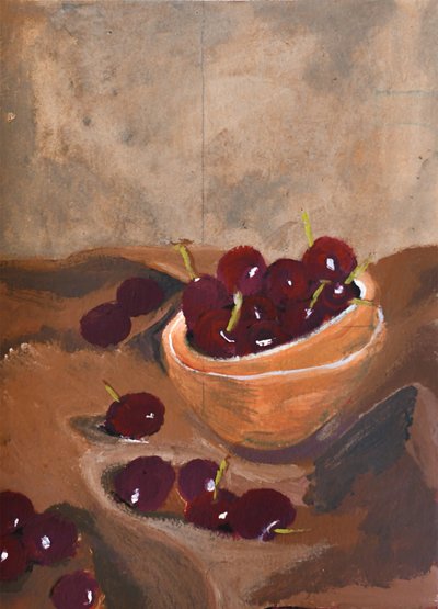 Deep Red Cherries by Alyssa Hamilton