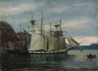 Kleven, Mandal by Amaldus Nielsen