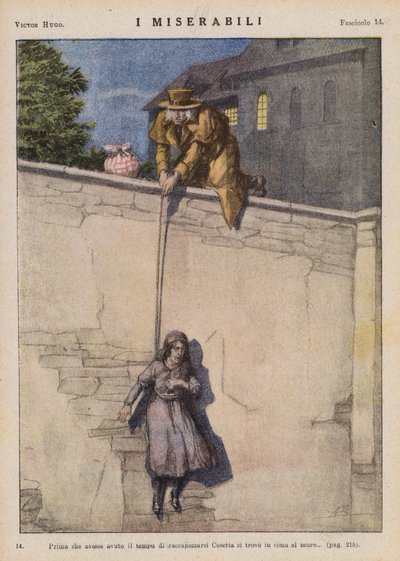 Illustration for Les Miserables by Victor Hugo by Ambrogio Lombardi
