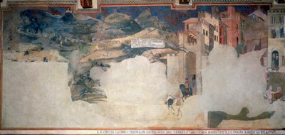 Allegory of Bad Government (detail) by Ambrogio Lorenzetti