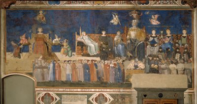 Allegory of Good Government Cycle of frescoes The Allegory of the Good and Bad Government by Ambrogio Lorenzetti