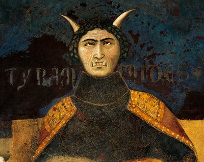 Allegory of Bad Government, Tyranny (detail) by Ambrogio Lorenzetti