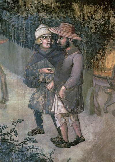 Effects of Good Government in the Countryside (detail) by Ambrogio Lorenzetti