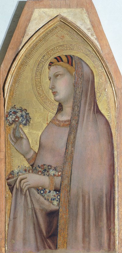 St Dorothea, detail by Ambrogio Lorenzetti