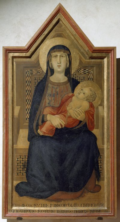 Virgin Mary and Child Jesus by Ambrogio Lorenzetti