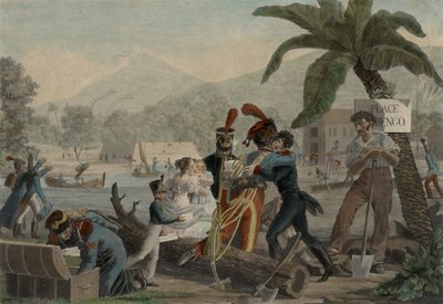 2nd View of Aigleville, Colony of Texas or Field of Asylum, c. 1819 by Ambroise Louis Garneray