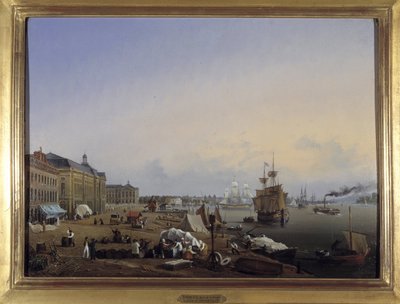 Bordeaux, the Docks of the Customs by Louis Garneray, circa 1820 by Ambroise Louis Garneray